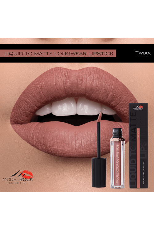 Model Rock Liquid to Matte Lipstick in Shade - Twixx