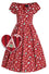 Dolly & Dotty Lily Swing Dress in Christmas Gingerbread Cookie Print