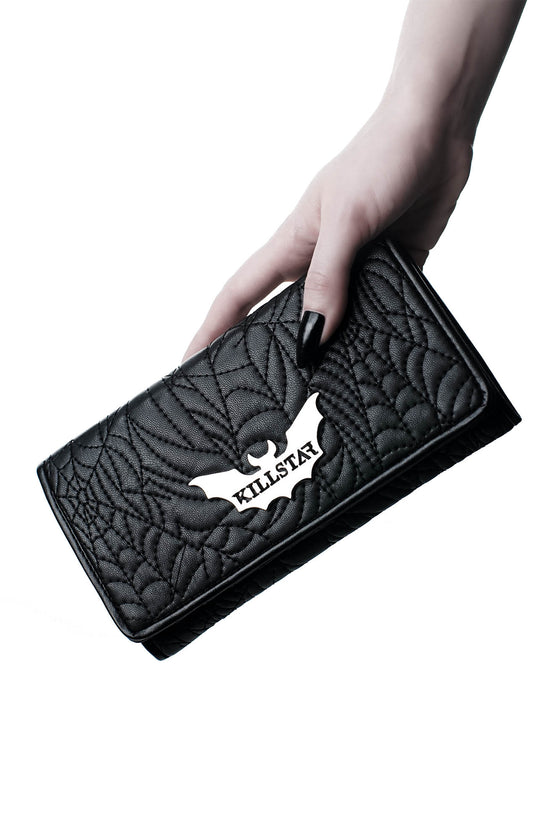 Killstar Webutant Wallet Large Webbed Purse Spiderweb