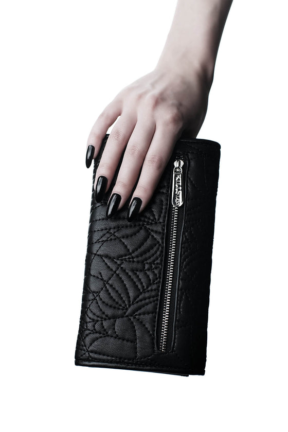 Killstar Webutant Wallet Large Webbed Purse Spiderweb