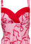 Hell Bunny Bownita Dress in Pink and Red Bow Print