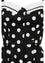 Hell Bunny Domino Dress Classic Black and White Polkadot