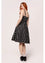 Hell Bunny Domino Dress Classic Black and White Polkadot