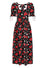 Hell Bunny Kate Heart Dress Maxi Funky Heart and Eye Print -  PRE-ORDER estimated dispatch 15 February 2025