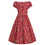 Dolly & Dotty Lily Swing Dress in Christmas Gingerbread Cookie Print