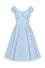 Hell Bunny BB 50's Dress in Blue