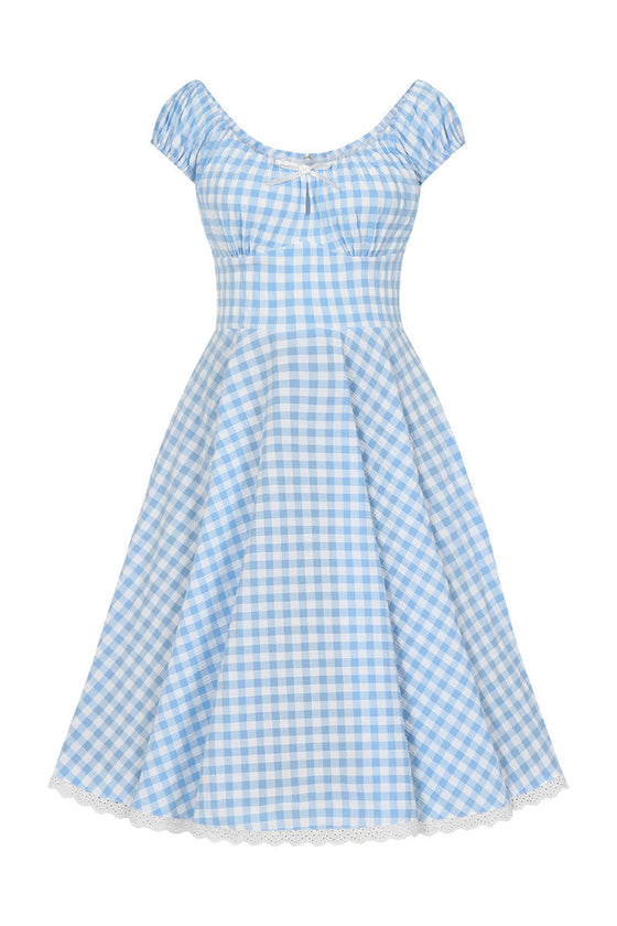 Hell Bunny BB 50's Dress in Blue